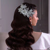 DZ099 Vintage Bridal Hair Accessories Shiny Rhinestones Handmade Women Tiara Leaves Wedding Hair Comb Flower Bridal Hairpins