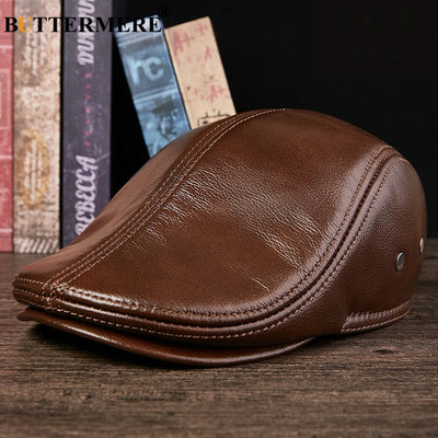 Real Leather Duckbill Hats