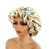 Women Satin Bonnet Cap Double Layer Silk