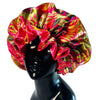 Women Satin Bonnet Cap Double Layer Silk