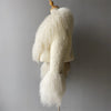 Jxwatcher Wool Coat for Women Real Mongolian Fur Collar Cuffs Winter Fashion Solid Color Tweed Cropped Jacket Fall New Arrival
