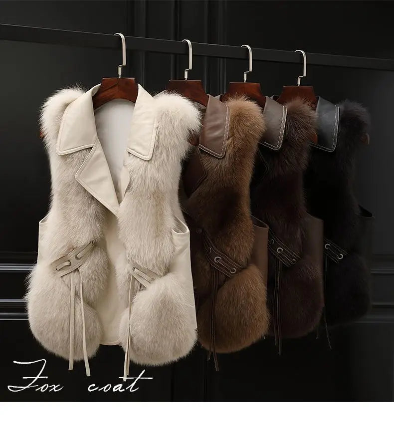 Short Fur Waist length Vest
