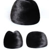 Winter Thickened Genuine Mink Fur Bomber Hat For Man Black/Brown Tag Elderly Ear Warm Chapeau Motorcycle Russian Style Mink Caps