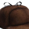 Winter Thickened Genuine Mink Fur Bomber Hat For Man Black/Brown Tag Elderly Ear Warm Chapeau Motorcycle Russian Style Mink Caps