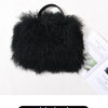 Jxwatcher Wool Coat for Women Real Mongolian Fur Collar Cuffs Winter Fashion Solid Color Tweed Cropped Jacket Fall New Arrival