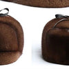 Winter Thickened Genuine Mink Fur Bomber Hat For Man Black/Brown Tag Elderly Ear Warm Chapeau Motorcycle Russian Style Mink Caps