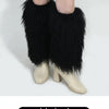 Jxwatcher Wool Coat for Women Real Mongolian Fur Collar Cuffs Winter Fashion Solid Color Tweed Cropped Jacket Fall New Arrival