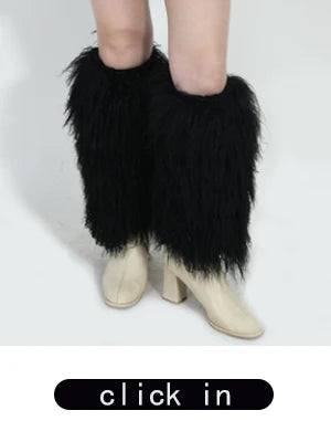 Jxwatcher Wool Coat for Women Real Mongolian Fur Collar Cuffs Winter Fashion Solid Color Tweed Cropped Jacket Fall New Arrival