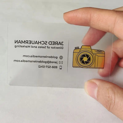 85x54mm PVC Plastic Transpart Card