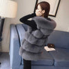 Faux Fur Long Vest