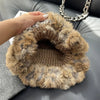 New Real Soft Natural Rabbit Fur Hats
