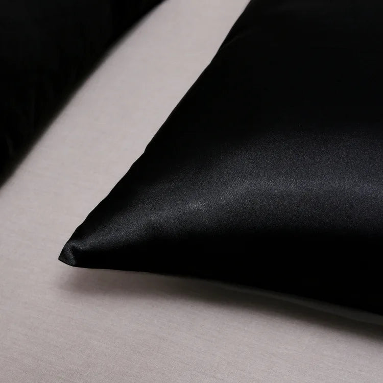 Pillowcase Silk Pillow Cover Silky Satin Hair Beauty Pillow case Comfortable Pillow Case Home Decor wholeStandard/Queen 1PC