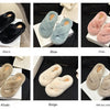 Woman Furry Ladies Faux Fur Luxury Fluffy Plush Slipper House Fuzzy Girl Platform Indoor Flat Casual sandals Round Toe Winter