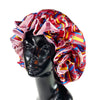Women Satin Bonnet Cap Double Layer Silk