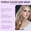 Purple Keratin Hair Mask Fast Repair for Dry Frizz Damaged Hair