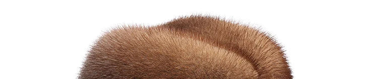 Winter Thickened Genuine Mink Fur Bomber Hat For Man Black/Brown Tag Elderly Ear Warm Chapeau Motorcycle Russian Style Mink Caps