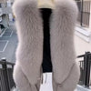 Faux Fur Belt Design Furry Vest