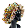 Women Satin Bonnet Cap Double Layer Silk
