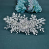 DZ099 Vintage Bridal Hair Accessories Shiny Rhinestones Handmade Women Tiara Leaves Wedding Hair Comb Flower Bridal Hairpins