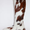 Womens Real calf hair Platform Knee High Boots for woman 2025 Winter Warm With Real Wool Inside
