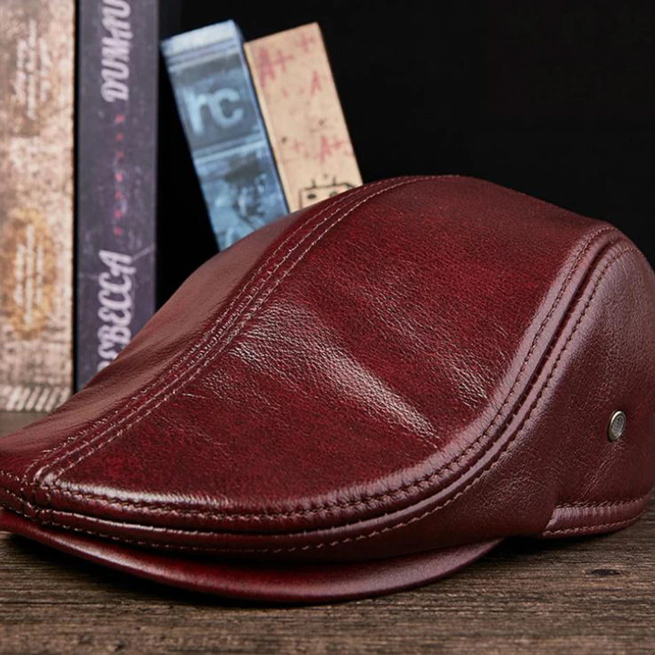 Real Leather Duckbill Hats