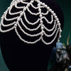 Sweet Bridal Tiara With Pearl Forehead Decoration