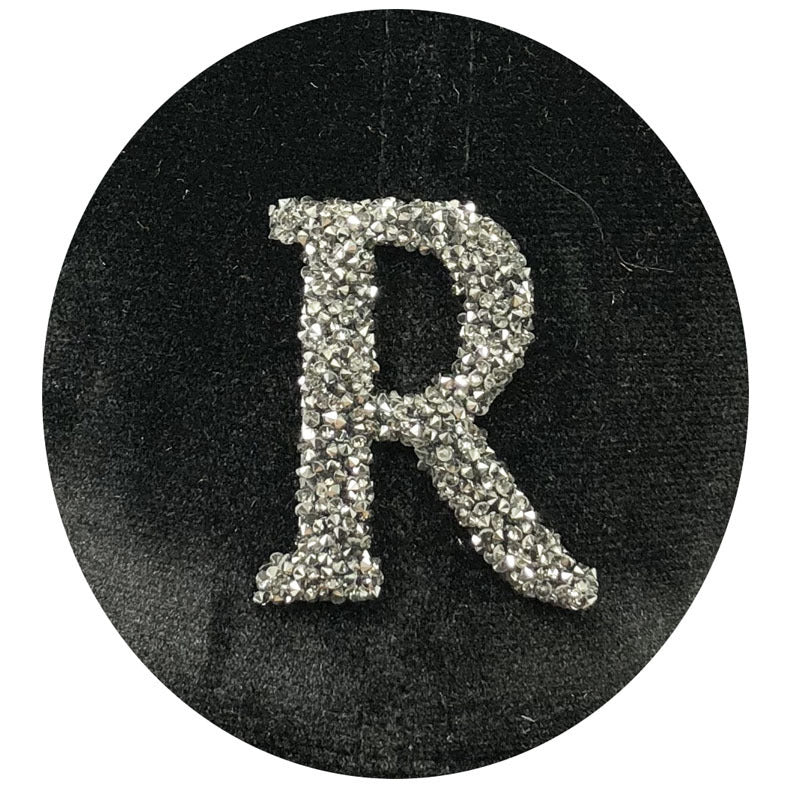Letter Gold Velvet Baseball Cap