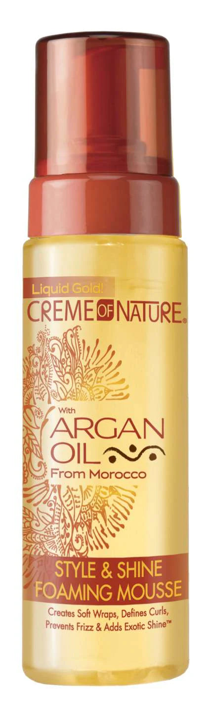 Creme of Nature Argan Oil Style and Shine Foaming Mousse