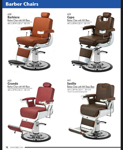 Pibbs Barber Chair - Seville 661