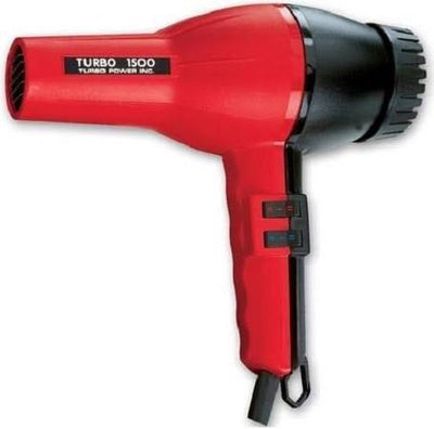 Turbo 1500 Professional Blow dryer Salon Black / Red Hair Dryer
