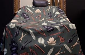 King Midas Army Barber Cape