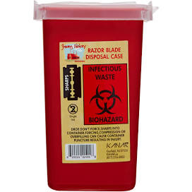 Razor Blade Disposal Case (Sharps Container)