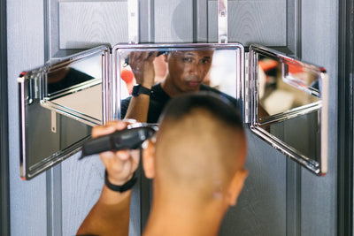 Self Cut System - Black Lambo 3 Way Mirror