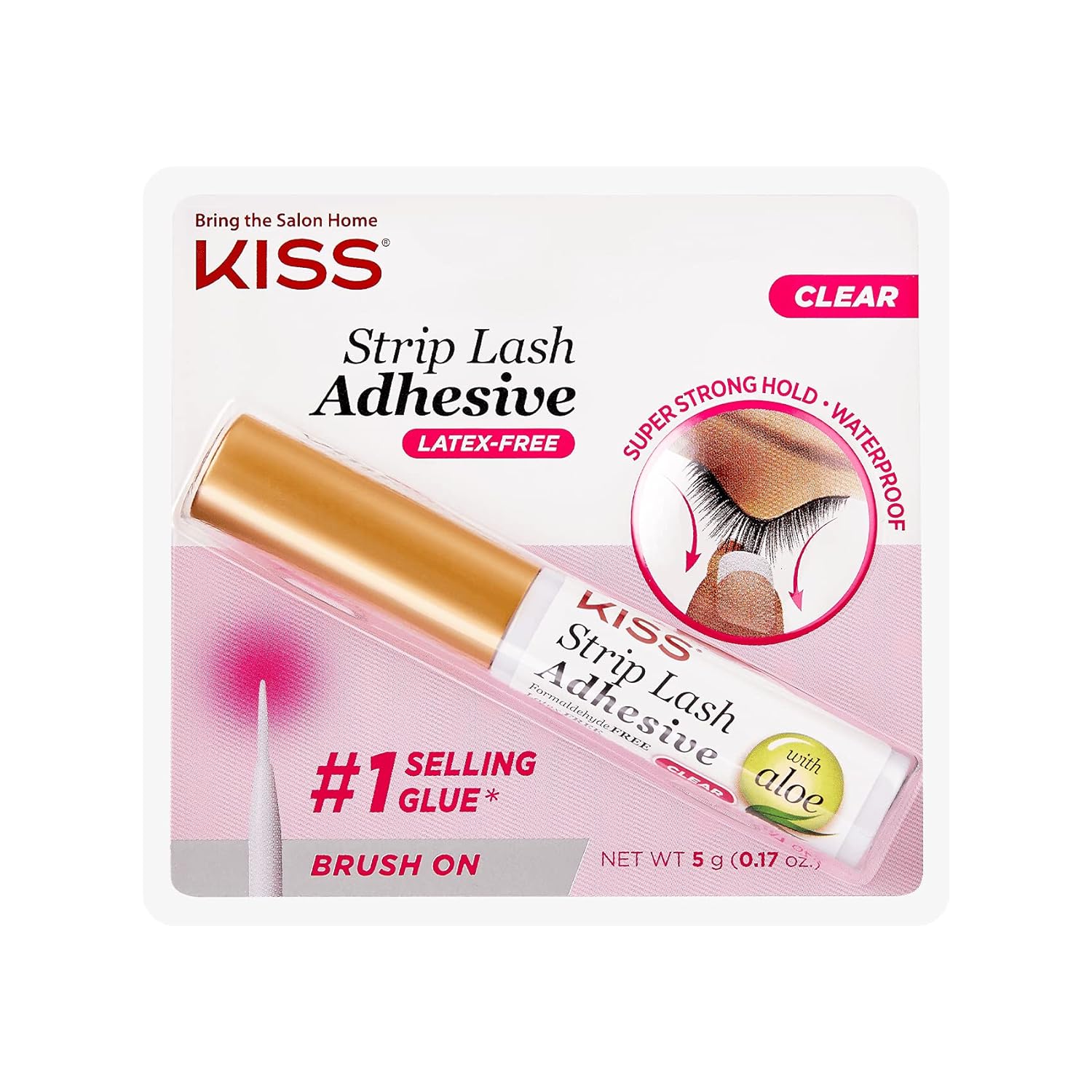 24Hour Clear Lash Adhesive for Strip  Cluster Lashes