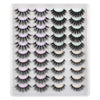 JIMIRE 20Pair Faux Mink Fluffy Eyelash Variety Pack