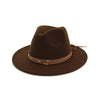 Chic Wide Brim Wool Fedora Hats