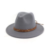 Chic Wide Brim Wool Fedora Hats